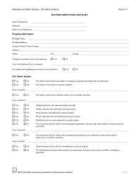 No records shall be kept on a tag or label attached to the fire extinguisher, on an inspection checklist maintained on file, or in an. Fire Alarm Routine Checklist Pdf