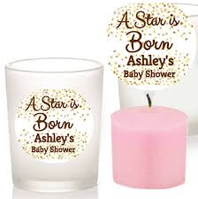 Personalized A Star Is Born Baby Shower Votive Candle Holder Etsy