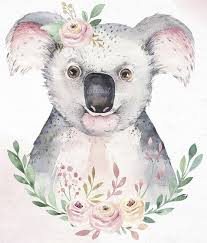 Watercolor Baby Nursery Tropical Koala Animals Clipart Etsy In 2020 Koala Illustration Animal Illustration Animal Clipart