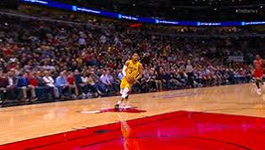 The los angeles lakers are currently in the first quarter of their game with the indiana pacers at bankers life fieldhouse in indiana on saturday. Nba Gifstory Josh Hart And Lebron James Los Angeles Lakers
