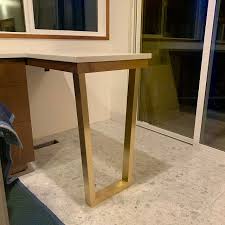Steel Table Base 28 H X 28 W X 72 L Bracket Table Base Height 26 32 In 2020 Dining Table Bases Steel Table Base Modern Metal Dining Tables