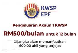 Pengeluaran ni jugak tak limit kat ahli kwsp je, anak (kalau ada lah) pun boleh gunakan manfaat ni. Muhamad Zuhaili Bin Saiman Pengeluaran Akaun 1 Kwsp Secara Bersasar Dan Bersyarat Tindakan Tepat Dan Seimbang Pengumuman Tepat Yang Melegakan Kebenaran Pengeluaran Duit Kwsp Dari Akaun 1 Sebanyak Rm 500 Bagi
