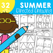 Summer Directed Drawing Directed Drawing Kindergarten Directed Drawing Kindergarten Art Projects