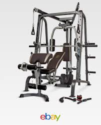 Marcy Deluxe Diamond Elite Smith Cage Home Workout Machine Total Body Gym System At Home Gym Exercise Machines For Home Best Home Gym Equipment