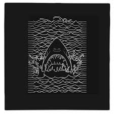 Joy Division Unknown Pleasures Ian Curtis Steven Spielberg Jaws Vinyl Record Album Cover Vinyl Record Album Covers Art Parody Joy Division Unknown Pleasures