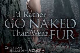 Christian Serratos' naked anti-fur ad for PETA
