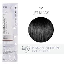 Maybe you would like to learn more about one of these? Ion 1v Jet Black Permanent Creme Hair Color By Color Brilliance Permanent Hair Color Sally Beauty