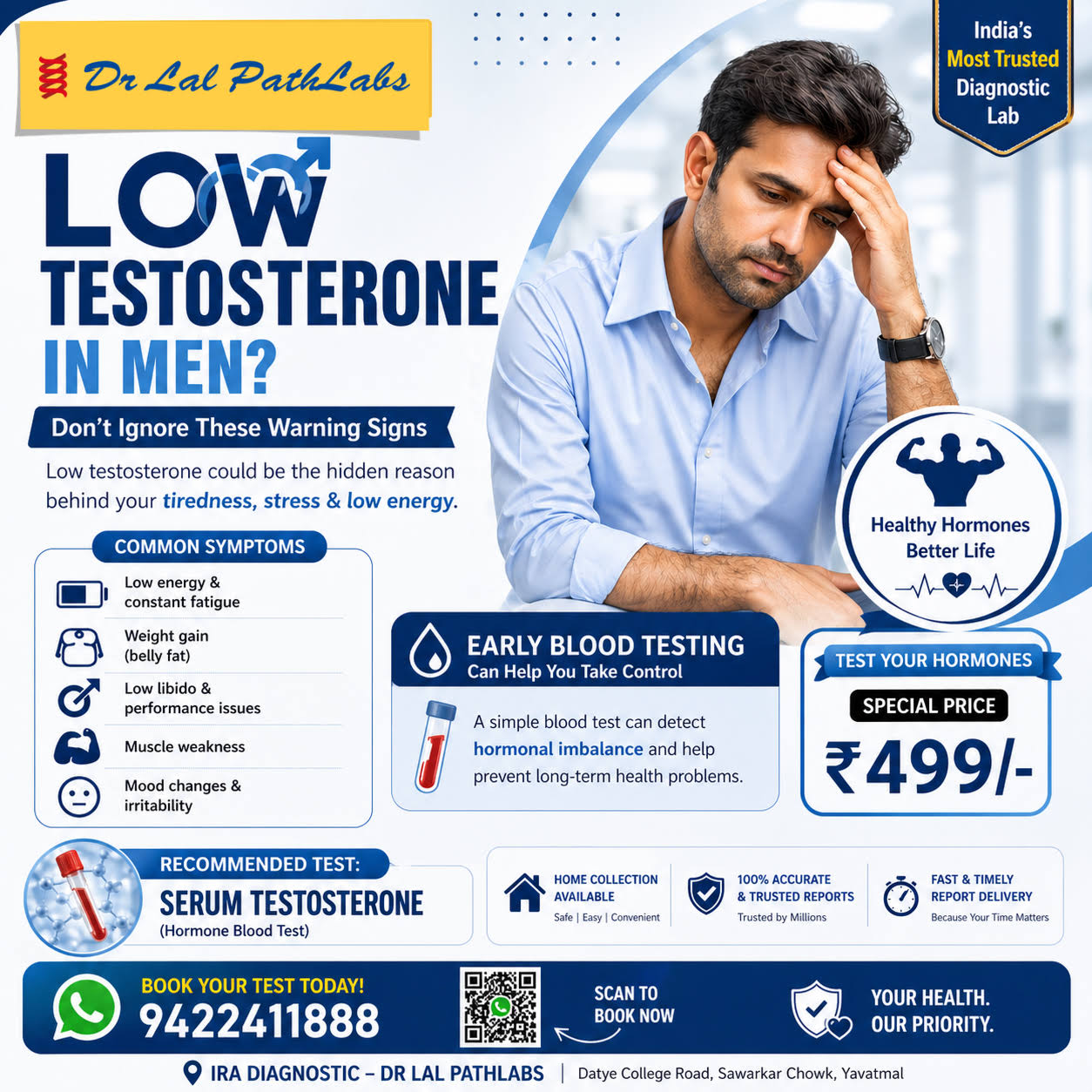 Testosterone (Hormone Blood Test) product image