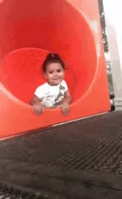 【perfect gift for kids】the water park is spacious enough to accommodate 3 children from 3 to 10 years old to play. Kid Going Down Slide Gifs Tenor