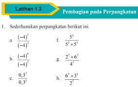 Jawaban Latihan 1 3 Halaman 30 Matematika Kelas 9 Bab 1 Perpangkatan Dan Bentuk Akar Bastechinfo