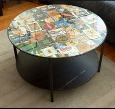 Use an old wooden bench. Diy Decoupage Coffee Table Ideas Novocom Top