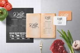 Restaurant Menu Mockup Scenes Menu Mockup Menu Restaurant Menu Card Design