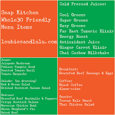 We did not find results for: Snap Kitchen Whole30 Loubies And Lulu
