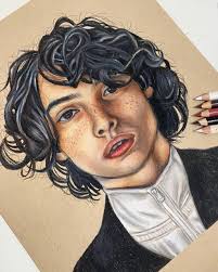 Space girl watercolour painting💫 🌙Hey everyone! Here's a watercolour  painting I did this morning inspired by the incredible @bearbrickjia !!  🌙I'm pretty happy with how it turned out, and will hopefully be