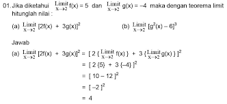 Teorema Limit Materi Lengkap Matematika