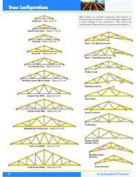 The lengths and sizes of joists vary depending on the species and quality of the lumber used. Truss Configurations