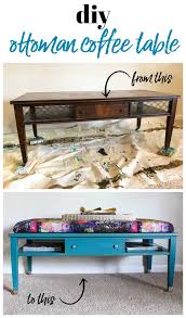 Diy Ottoman Coffee Table Diy Ottoman Coffee Table Diy Ottoman Upcycled Furniture Diy
