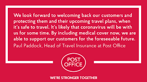 An post insurance travel insurance is arranged, administered and underwritten by chubb european group se. Post Office News On Twitter We Re Happy To Announce That Travel Insurance Is Back On Sale Paul Paddock Head Of Travel Insurance At The Post Office Shared With Us The Latest Updates