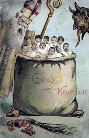 Krampus Image 0020 Gruss Vom Krampus Grusse Vintage Postkarten Perchten