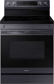 You can see and touch the bosch appliances with the black stainless steel finish at. Samsung 6 3 Cu Ft Freestanding Electric Range With Wifi No Preheat Air Fry Convection Fingerprint Resistant Black Stainless Steel Ne63a6511sg Aa Best Buy