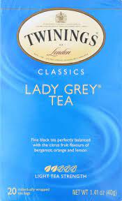 Twining S Tea Black Tea Lady Grey Case Of 6 20 Bags In 2021 Lady Grey Tea Twinings Lady Grey Twinings Tea
