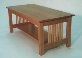 Cherry coffee tables for transitional and traditional living rooms. Mission Coffee Table With Shelf Mission Furniture Bissellwoodworking Com