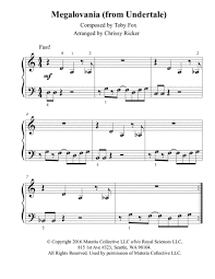 Megalovania from undertale for easy piano by toby fox digital. Piano Sheet Music Books Beginner Megalovania Piano Sheet Music Easy With Letters