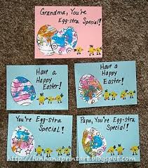 See how we made them (and grab the printable) more easter egg crafts. Our Handprint Footprint Easter Cards Fun Handprint Art