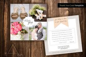 Thank You Card Template Photography Template Photoshop Template For Photographers Wedding Thank You Instant Download Marketing Thank You Card Template Card Template Thank You Cards