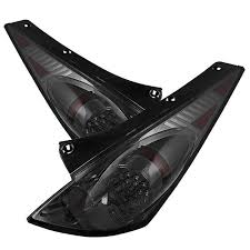 Spyder Nissan 350z 03 05 Led Tail Lights Smoke Led Tail Lights Nissan 350z Tail Light