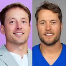 Matt Stafford dressed as another grown man he plays against is wild 😭