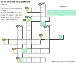 Check spelling or type a new query. Mots Croises Des Nombres 3 Jeux Pour Ecrire Le Nom Des Nombres En Lettres Apprendre Reviser Memoriser