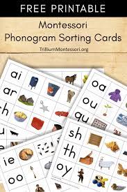 Check spelling or type a new query. Free Montessori Printable Phonogram Sorting Trillium Montessori