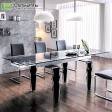 While the top finish of dining tables can make it resistant to damages caused by daily use, scrapes from moreover, glass tabletops generally have a wood or metal base. China Stainless Steel Base Square Tempered Glass Top Dining Table China Glass Dining Table Furniture