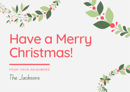 These elegant cards can be easily made from brightly coloured felt, which is sold in handicraft stores. Free Beautiful And Customizable Christmas Card Templates Canva