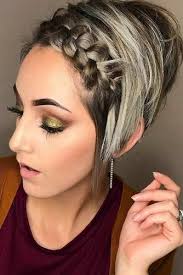 Although this is still an extremely natural look, however, the individual curls are slightly larger, resulting in less overall density and greater clarity. Hairstyles For Short Hair With Braided Bangs Pictu Hairs London