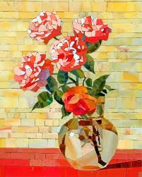 Lily in a vase paint by numbers 40x50cm kit. Aesthetic Vase Of Flowers Paint By Number Numpaint Paint By Numbers