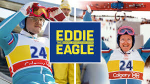 British skier eddie edwards, aka eddie the eagle, during the 1988 winter olympics in calgary, alberta, canada, 22nd february 1988. Eddie The Eagle Movie