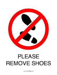 Please take off your shoes sign. Printable Please Remove Shoes Sign Shoes Off Sign Remove Shoes Sign Printable Signs