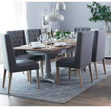 Shop dining room chairs today. Mottistone 1 6m Extending Table And 6 Button And Studded Dining Chairs Furniture From Readers Interiors Uk