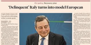 Reporting important news other media ignore. The Financial Times Now That Mario Draghi Is Here Italy Is No Longer A Criminal Ruetir