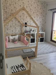 Montessori Bed Cocuk Odasi Dekorasyonu Toddler Room Toddler Bed Room