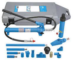 Here's an essential hydraulic kit for auto body and frame repair. 10 Ton Hydraulic Jack Body Frame Repair Kit Auto Car Tool Set Fervi 0054 10 8012667000653 Ebay
