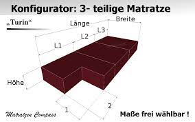 Lifetime faltmatratze, anthrazit uvp 149,00 € 134,10 € * in den warenkorb. Faltmatratze Aus Kaltschaum Mit Eckausschnitt Als Sondergrosse 3 Teilig Matratzen Compass