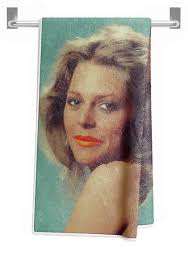 Lindsay Wagner, Actress #1 Beach Towel by Esoterica Art Agency