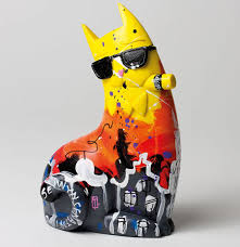 À tout moment, où que vous soyez, sur tous vos appareils. Big City Cat Yellow Bruno Statue Stu Home Aast00614 Allsculptures Com