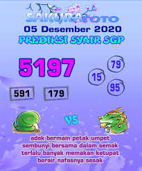 Prediksi Sgp Sabtu 05 Desember 2020 Togel Singapura Resulthk Com