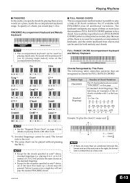 E 13 Playing Rhythms Casio Privia Px 100 User Manual