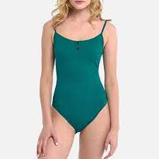 Des maillots de bain pour cacher le ventre. Maillot De Bain 1 Piece Vert La Redoute Collections La Redoute
