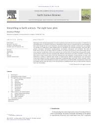 Pdf Storytelling In Earth Sciences The Eight Basic Plots